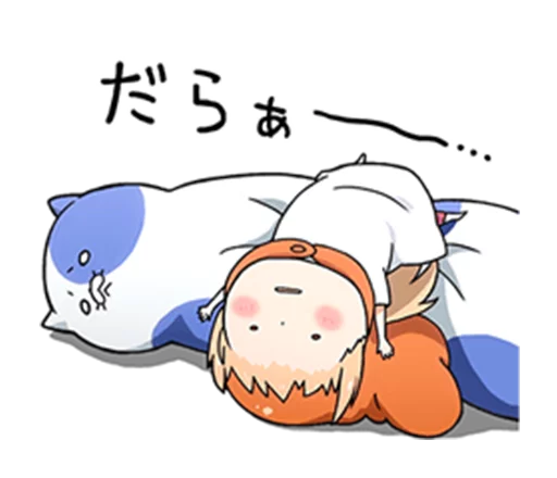 Telegram Sticker «Himouto! Umaru-chan» 😐