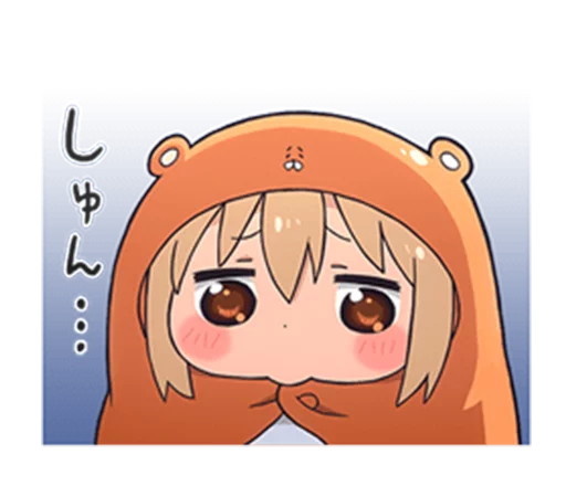 Himouto! Umaru-chan  emoji 🙁