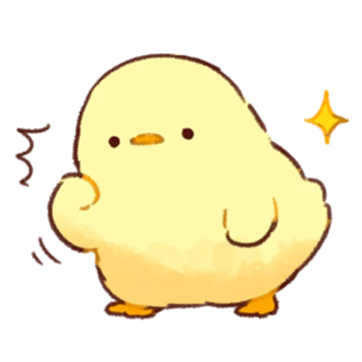 Soft and cute chick emoji ✊