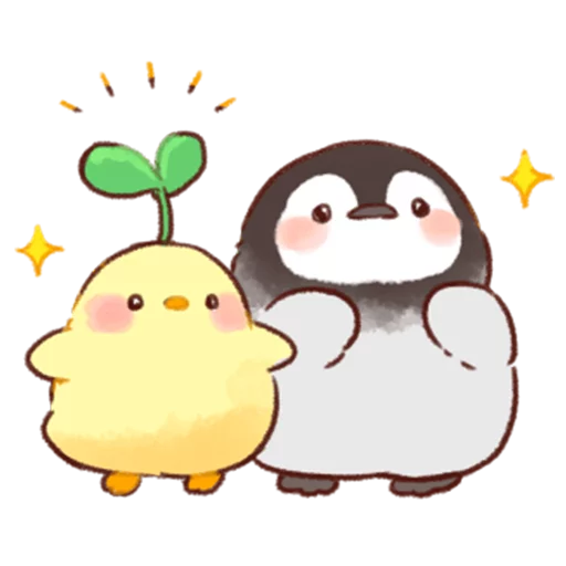 Soft and cute chick emoji ✨