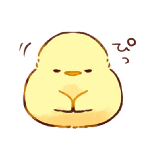 Soft and cute chick emoji ?