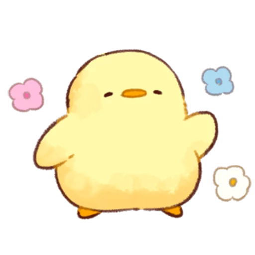 Эмодзи Soft and cute chick ☺️