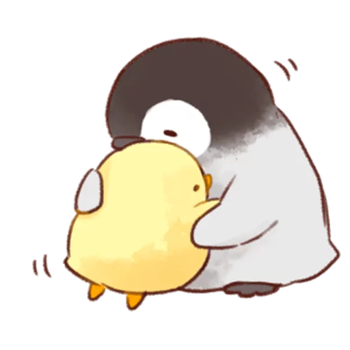 Soft and cute chick emoji ❤️