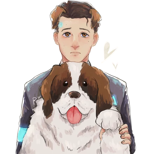 Стікер Detroit: Become Human (Connor) 🐶