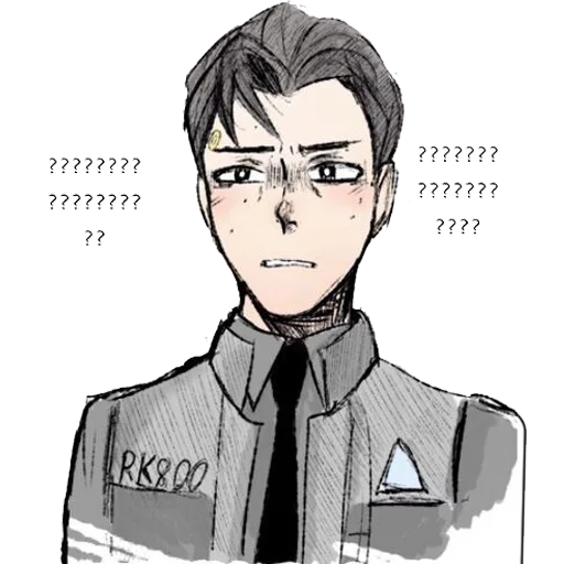 Detroit: Become Human (Connor) sticker 😐
