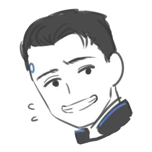 Detroit: Become Human (Connor) sticker 😁