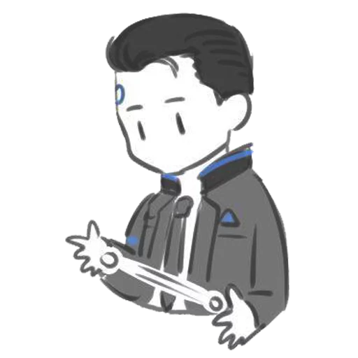 Detroit: Become Human (Connor) sticker 😗