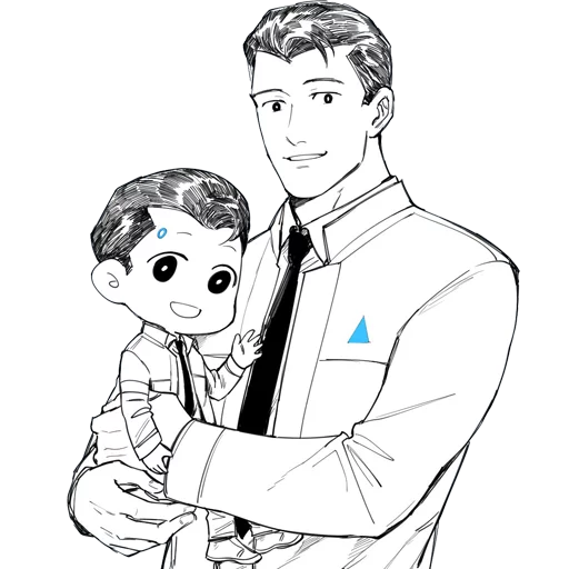 Detroit: Become Human (Connor) sticker ✋