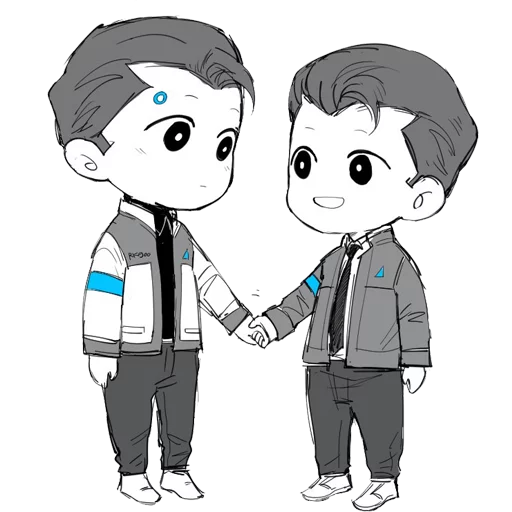 Стікер Detroit: Become Human (Connor) 😊