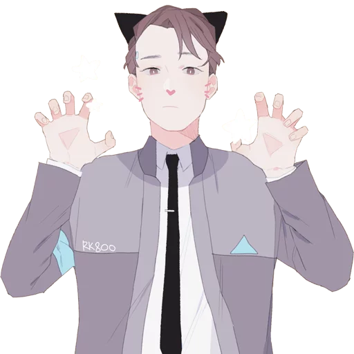 Стікер Detroit: Become Human (Connor) 😺
