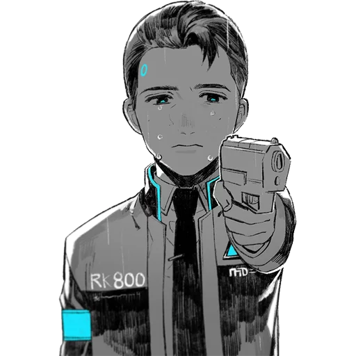 Detroit: Become Human (Connor) sticker 🔫