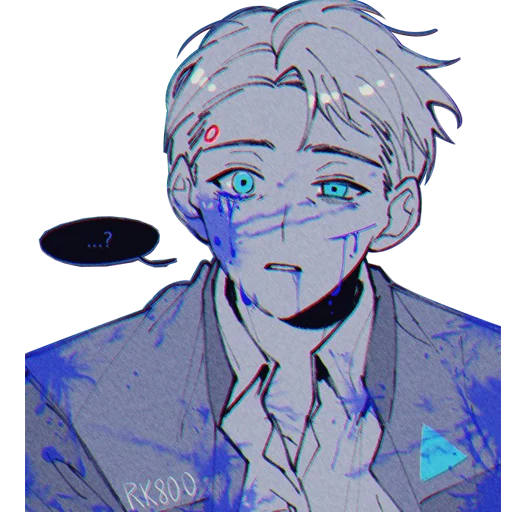 Стікер Detroit: Become Human (Connor) 😨