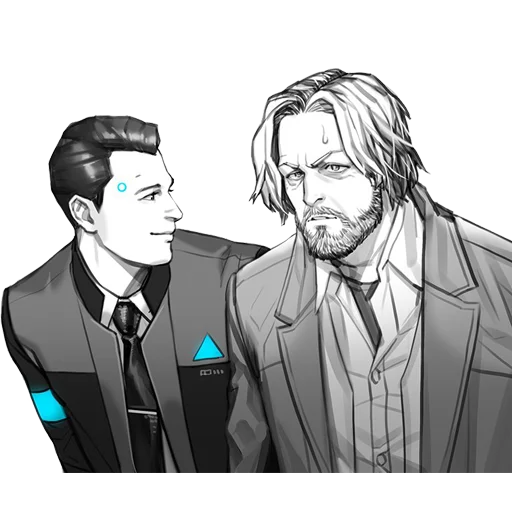 Стікер Detroit: Become Human (Connor) 😄