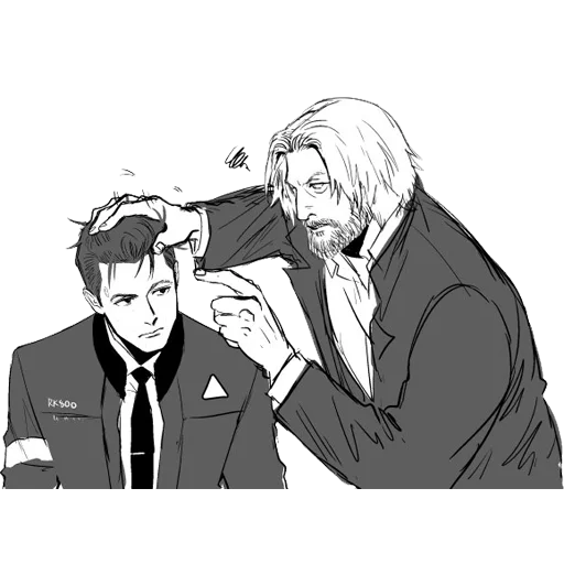 Detroit: Become Human (Connor) sticker 😠