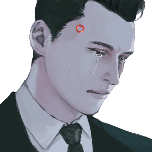 Detroit: Become Human (Connor) sticker 😭