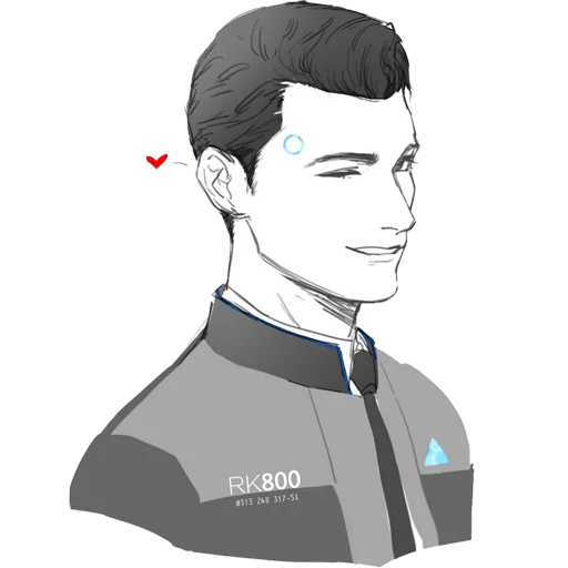 Стікер Detroit: Become Human (Connor) 😉
