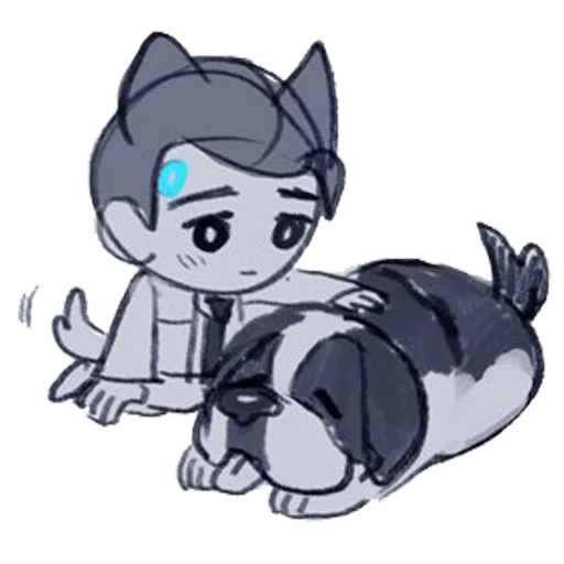 Detroit: Become Human (Connor) sticker ☺️
