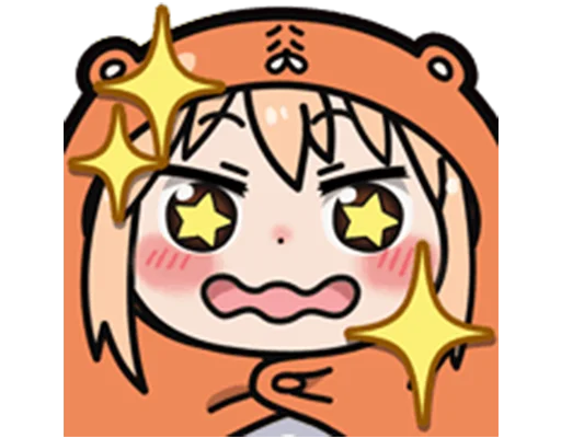 Стикер Telegram «Umaru-chan Emoji» 🤩