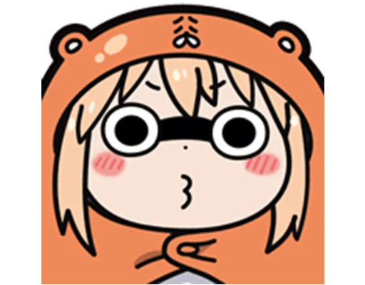 Стикер Telegram «Umaru-chan Emoji» 🤨