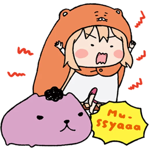 Telegram Sticker «UMARU-chan» 😠
