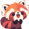 Red Pandas  emoji ☺️