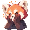 Red Pandas emoji 😲
