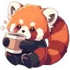 Эмодзи Telegram «Red Pandas» ☕️