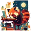 Емодзі Red Pandas 💻