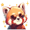 Емодзі Telegram «Red Pandas» 😎