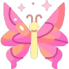Telegram emoji Мотыльки и бабочки