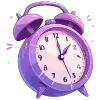 Telegram emoji «lavender» ⏰