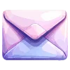 lavender emoji ✉️