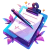 Telegram emoji «lavender» 🗒