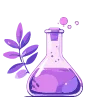 lavender  emoji ⚗️