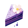 lavender  emoji 🍰