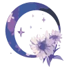 lavender emoji 🌙