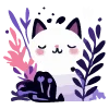 lavender  emoji 🐱