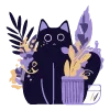 lavender  emoji 🐱