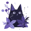 lavender emoji 🐱