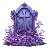 Telegram emoji «lavender» ⚰️