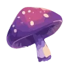 lavender emoji 🍄