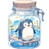 Telegram emoji Пингвинуха 