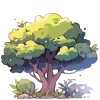 Telegram emojisi «Сказочный лес» 🌳