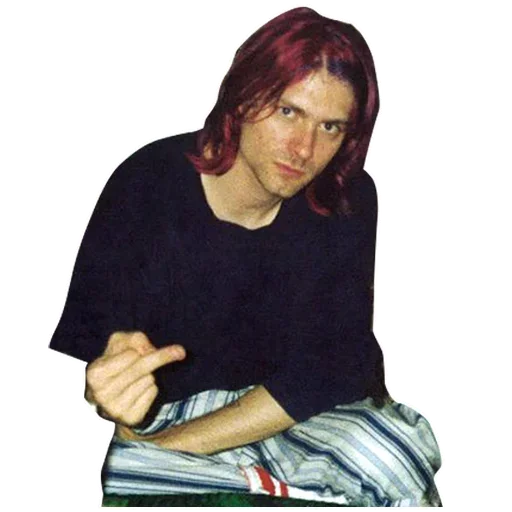 Kurt Cobain  sticker 🎃