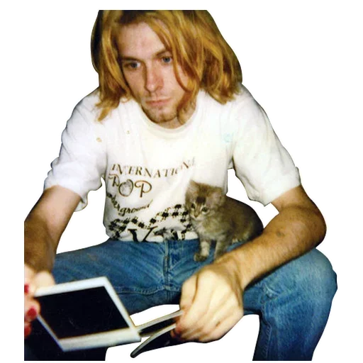 Эмодзи Kurt Cobain 😰
