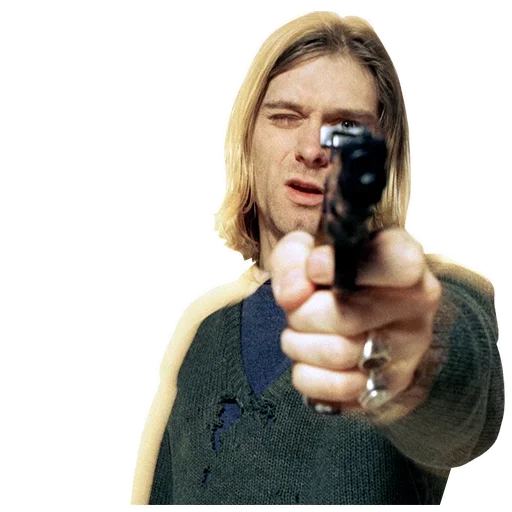 Kurt Cobain stiker 😠