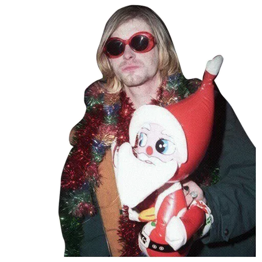 Эмодзи Kurt Cobain 😮