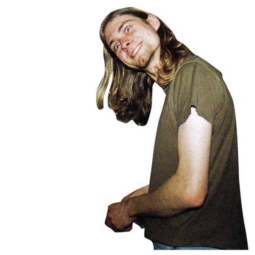 Telegram stiker «Kurt Cobain» 😡