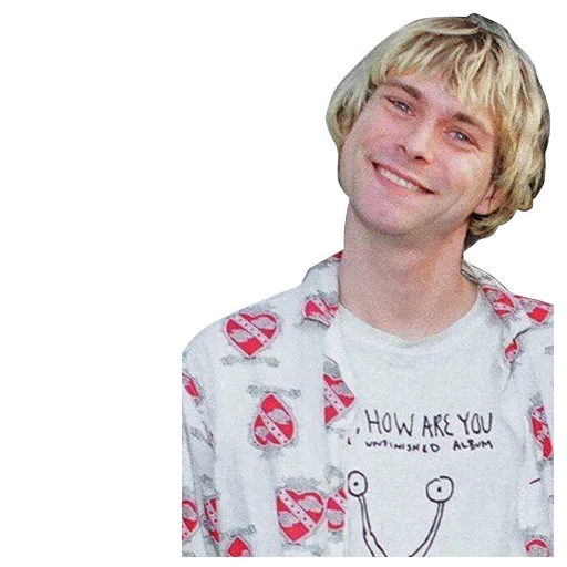 Telegram stiker «Kurt Cobain» 😧