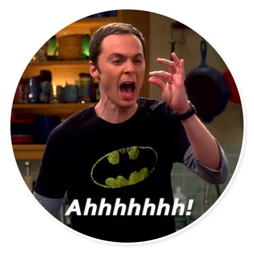 Стикер The Big Bang Theory 😮